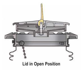 EMCO WHEATON 494335 Lid and Seal for OPW 1-2100 Series 13.2 13.2 Direct Replacement EMCO WHEATON 494335 Lid and Seal for OPW 1-2100 Series 13.2 13.2 Direct Replacement